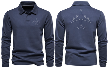 AIRBUS A380 LONG SLEEVE POLO
